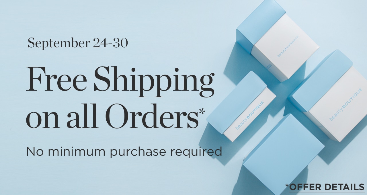 Free Shipping on all Orders