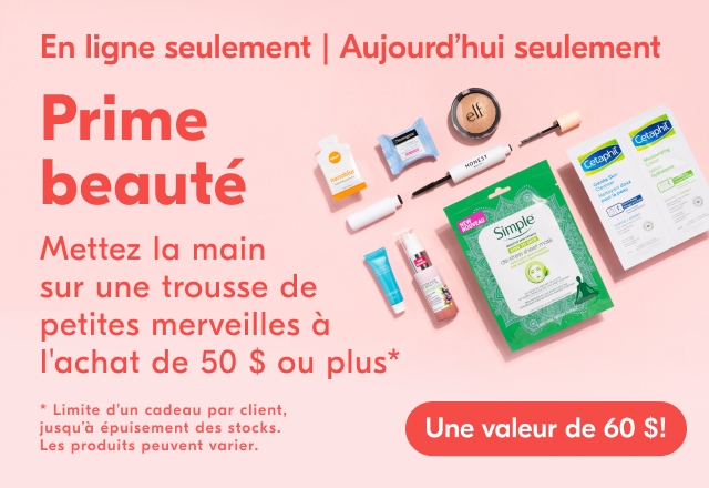 Aujourd'hui seulement, mettez la main sur une trousse de petites merveilles à l'achat de 50 $ ou plus