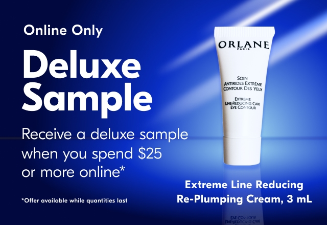 Receive a deluxe sample from Orlane when you spend $25 or more online